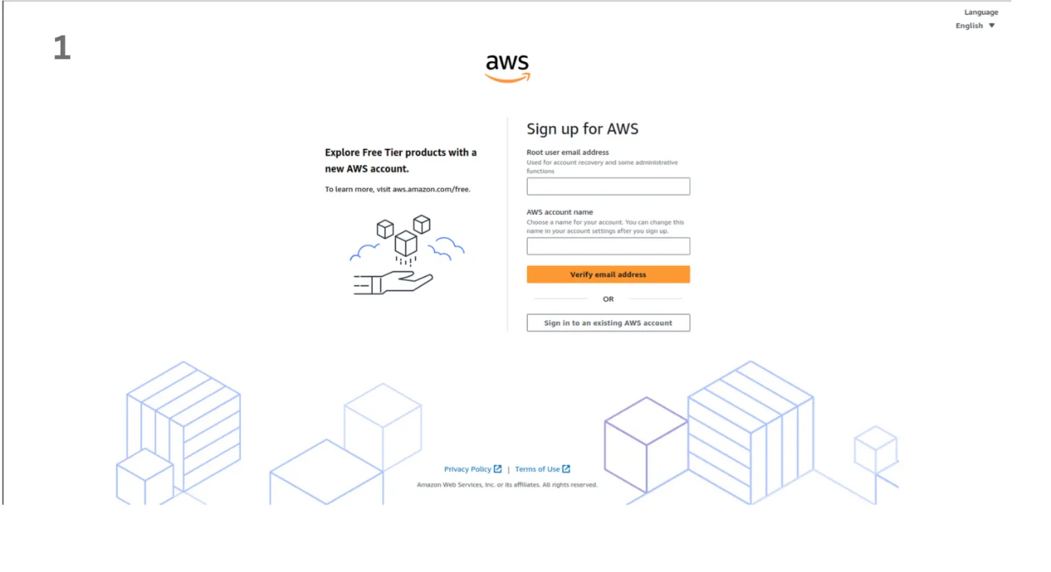 aws login