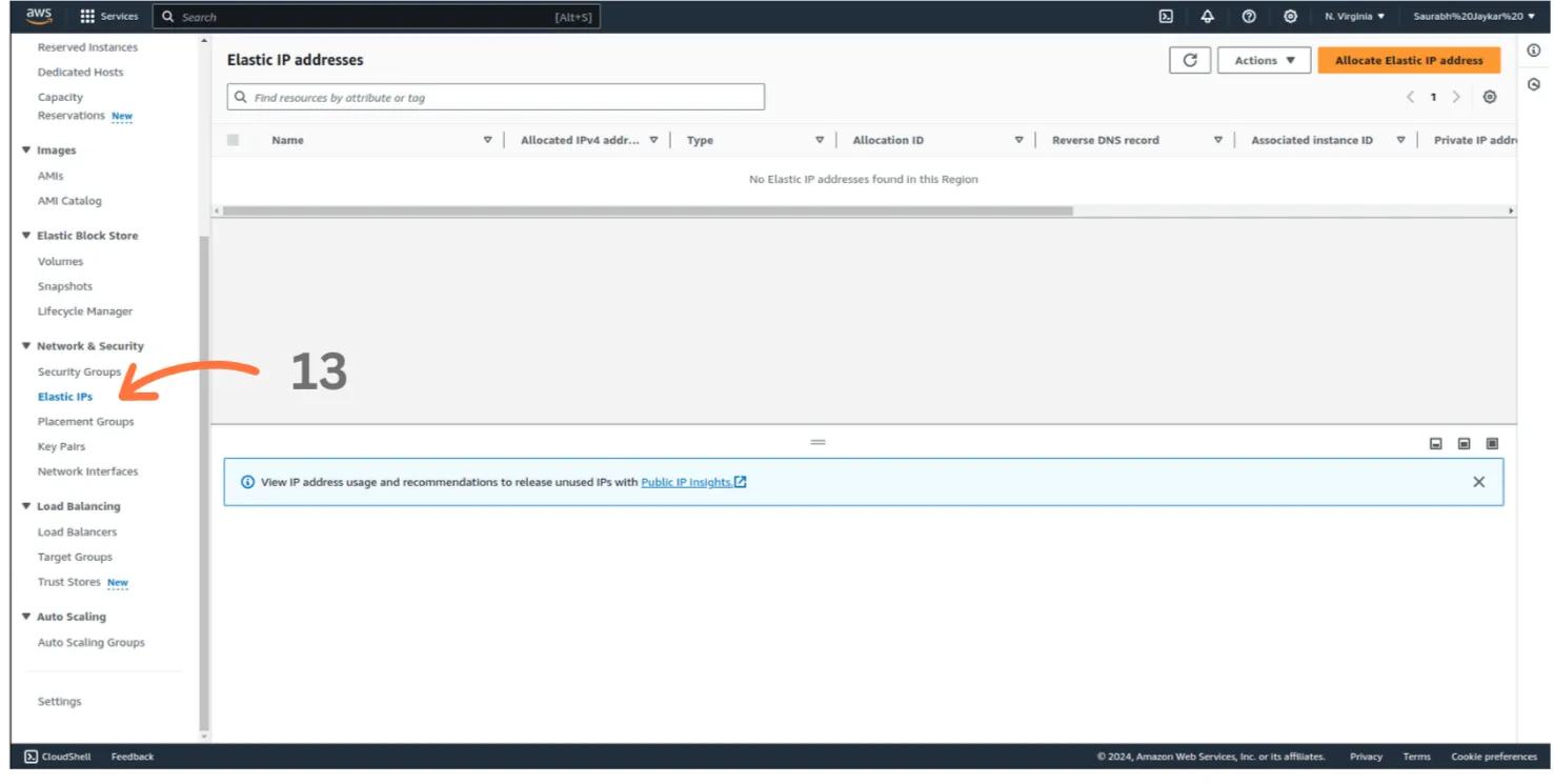 aws login