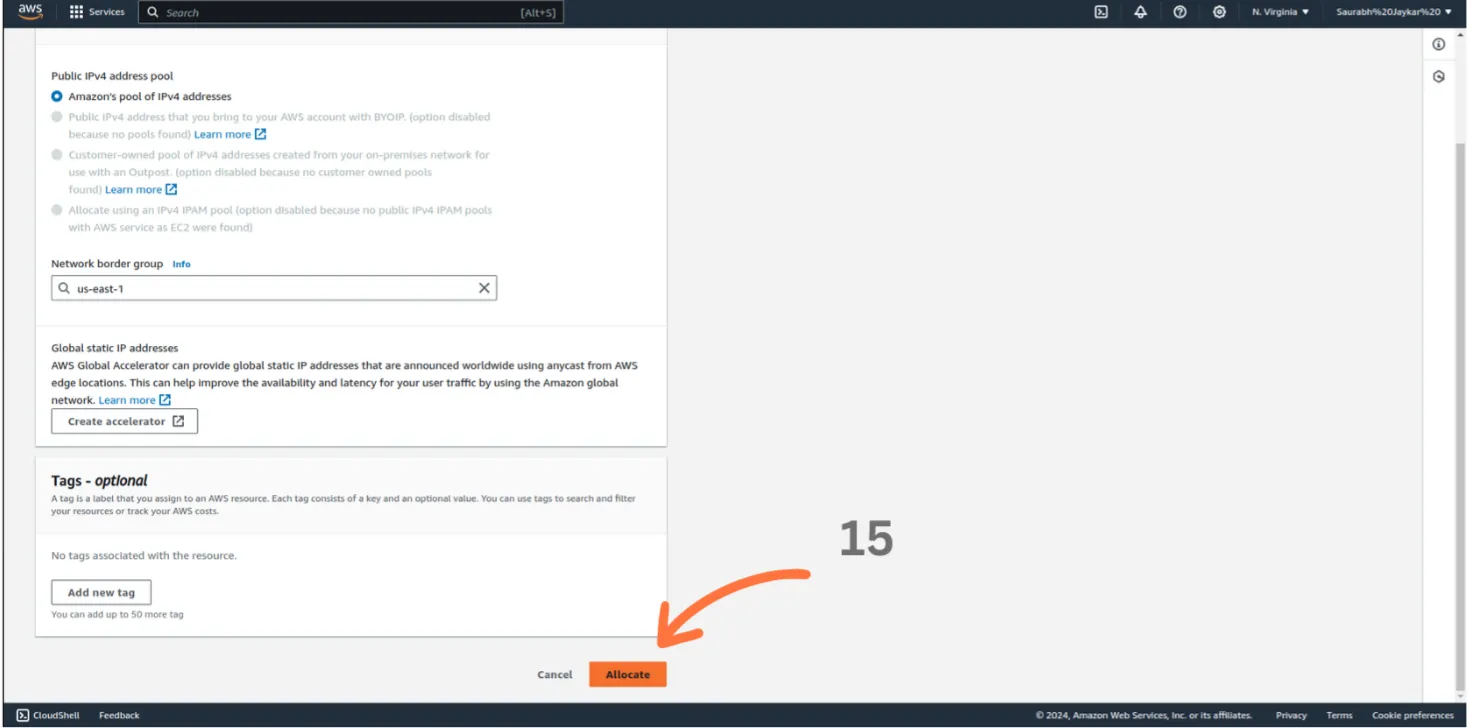 aws login