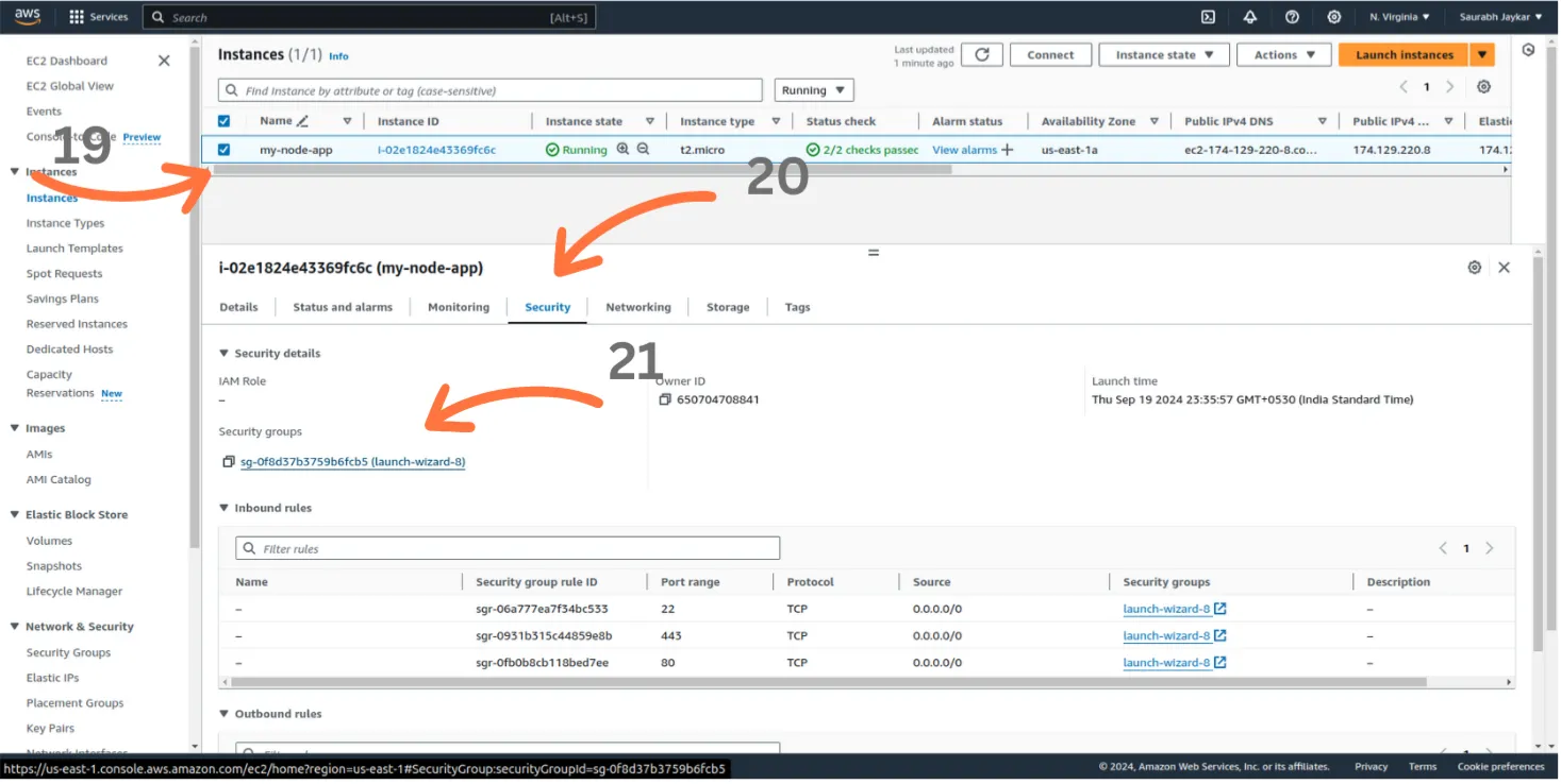 aws login