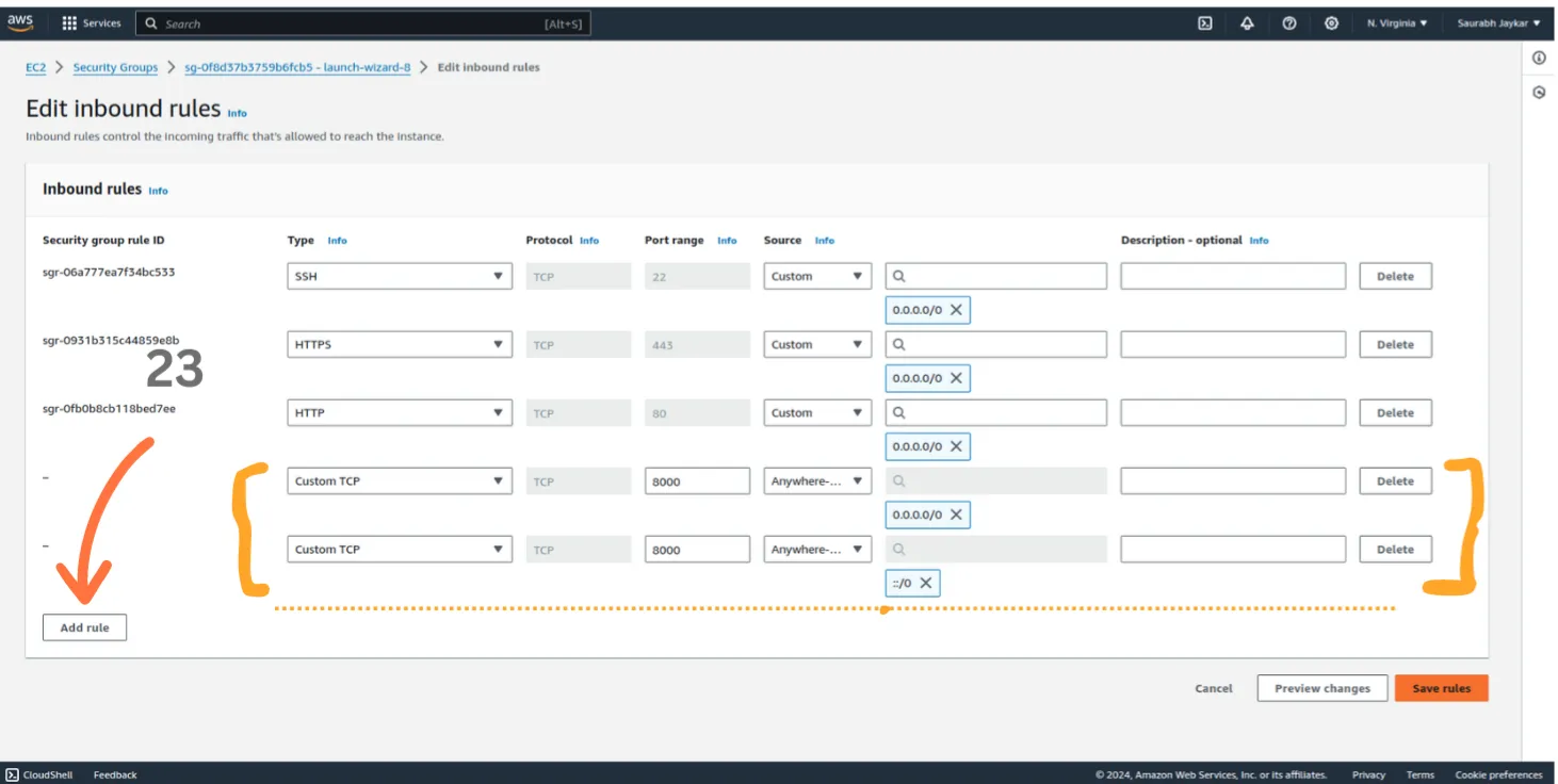 aws login