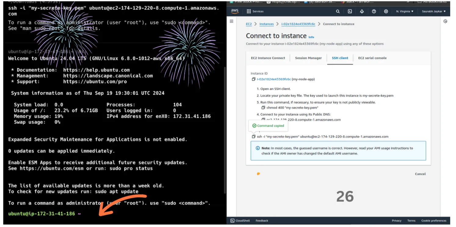 aws login