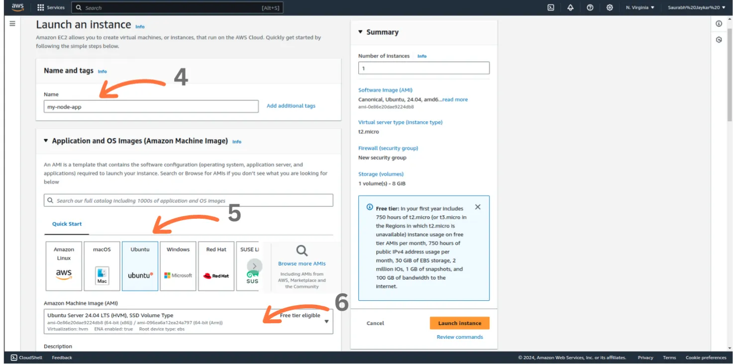 aws login